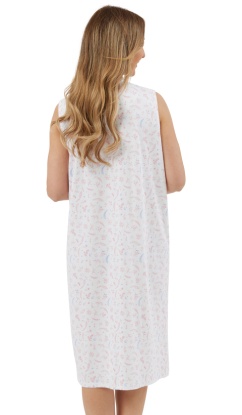 Marlon 100% Cotton Jersey Harvest Floral Sleeveless Nightdress